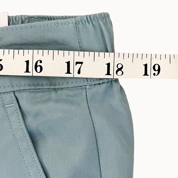 Croft & Barrow Womens Tapered Mid Rise Pants Size 16 Zapata Blue Relaxed Fit NWT - Picture 14 of 16